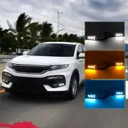 For Honda XRV 2015-2018 LED Daytime Running Lights DRL Turn Signals Fog Lights