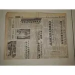 早期報紙《新聞晚報 民國77年1月11日》一張四版 內有: FRP快艇購入、港市合一、梁懷貞、劉嘉玲、李美鳳、顏寧、廣告