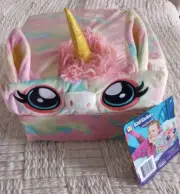 Pillow Cube Kid Cubes Rainbow Unicorn Toddler Pillow Misty, New with Tags !
