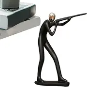 Walopola Sports Figures Shelf Decor, Sports Character Desktop Decoration with Base, Home Table Decoration, Creative Race Sports Hobby Figure Ornament for Sports Lovers and Collectors