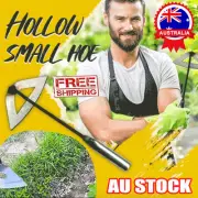 All-steel Hardened Hollow Hoe Handheld Weeding Rake Planting Farm Vegetable DM