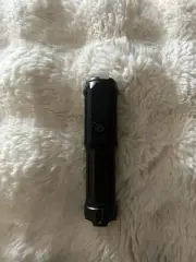 LED Flashlight Torch Telescopic Black USB Charging Super Bright On The Go Home