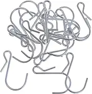 BUGUUYO 50pcs Clothing Hangers Clothes Racks Clothes Hanging Rack Coat Hanger Silver