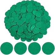 SUNNYCLUE 1000Pcs Green Felt Round Mini Fabric Circles 25mm Pre Cut Non Woven Soft Flat Disc Shapes Universal Needlework Handcrafts Small Circle Pads for DIY Crafting Glue Sewing Projects Supplies