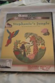 OESD Crafter's Collection #840 STEPHANIE'S JUNGLE by S. Stouffer w/JSB stick NEW