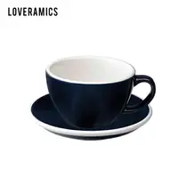 在飛比找樂天市場購物網優惠-【LOVERAMICS 愛陶樂 】Egg 拿鐵咖啡杯盤組 3