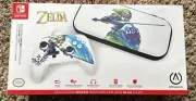 PowerA Legend of Zelda Enhanced Wired Controller & Slim Case Nintendo Switch NEW