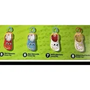 McDonald's X Crocs 2024 Happy Meal Mini Crocs Key Chains, 5,6,7,8,