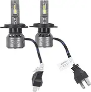 TOPAZ H4 LED Driving Fog Light Bulbs, 6000K 4 Bulbs White Brighter Daytime Running Light, plug and play, Replacement Bulbs for Cars, Trucks, SUVs (Pack of 2)