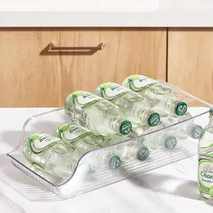 【樂邦】大容量透明斜口冰箱飲料罐裝收納置物盒