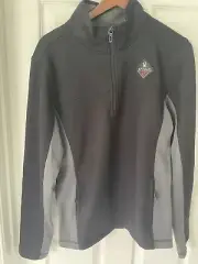 NEW Spyder Outbound 1/4 Zip Sweater Pullover Jacket Men's Size Small Black