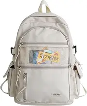 [JARKJARD] Cute Backpack Cute Aesthetic Backpack for School College Student Travel for Girls Large Capacity Casual Daypack