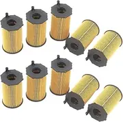 10Pcs 059198405 059115561D Oil Filter, Compatible For Audi A6 A7 A8 Q5 Q7, Compatible For VW Touareg 3.0L V6