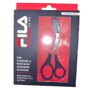 Fila for Men Pro Eyebrow & Mustache Grooming Scissors -Stainless Steel- #23007