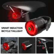 Bike Smart Taillight Waterproof Rear Light USB Rechargeable 6 Modes Brake Sensor