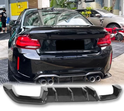 Carbon Fiber M-Performance Style Rear Bumper Diffuser for 2016-2020 BMW F87 M2