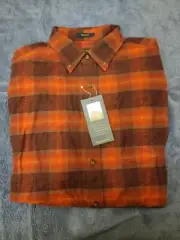 Pendleton Red Plaid Flannel Men's Medium New With Tags