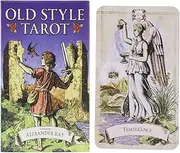 Générique Tarot Deck, Old Style Tarot Cards, 78PCS Tarot Book, Full English Tarot, Classic Tarot Reading, Oracle Tarot Card, English Edition Fortune Telling Book for Young Tarot Readers