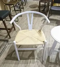 在飛比找Yahoo!奇摩拍賣優惠-【找椅子】世界知名 Y-CHAIR 實木白色 歡迎來店看實品