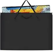 ZKOO Large Size Art Portfolio Tote with Nylon Shoulder, Poster Board Storage