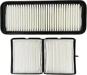 XYZIL Cabin Air Filter Kit T1855-71600 K7711-88380 Compatible with Kubota RTV1100 RTV1100CR RTV1100CR9 RTV1100CRX RTV1100CW RTV1100CW9 RTV1100CWX Utility Vehicle Air Conditioner Duct Blower