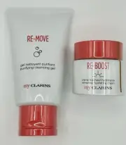 My Clarins Remove 4.5oz and My Clarins Re-Boost 1.7oz set