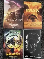 MAD MAX 11x17 CINEMARK Movie Poster + TERMINATOR + Dune 2 + Godzilla X Kong