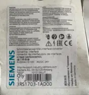 SIEMENS 3RS1703-1AD00 Universal interface converter Phased-out