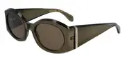 Salvatore Ferragamo SF2008S 320 Men's Sunglasses Green Size 55