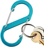 Carabiner Clip | Keychains Carabiner Lock Heavy Duty - Aluminum Alloy, Multifunctional Key Holder for Outdoor Hiking, Travel, Backpacking