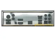 For ASRock X570 Phantom Gaming-ITX/TB3 Shield I/O IO Rear Backplate Motherboard