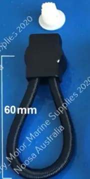 Ford OEM Bunji Loops 60mm - TRADE QUALITY- Tonneau Ute Bungee Loop 10 Pack