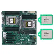 Supermicro H11DSi 32cores 64threads 3.0 GHz Motherboard + 2x AMD EPYC 7302 CPU