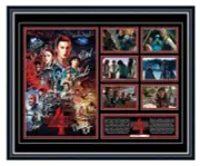 STRANGER THINGS 4 WINONA RYDER SIGNED POSTER PHOTO L/E FRAMED MEMORABILIA