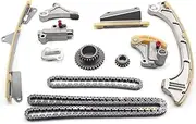 AUCERAMIC 14510-5A2-A01 Engine Timing Chain Kit Fit for 2016-2020 Honda Civic 2.0L L4 DOHC 1998CC 122CID 16 VALVE Automotive Timing Chain Set Aftermarket Parts K20C Replace# 13620-5A2-A01, 145605A2A00
