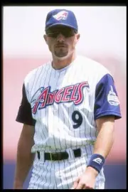 Shortstop Gary Disarcina Anaheim Angels stands in position the Det- Old Photo