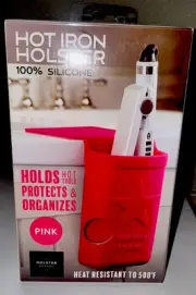 Hot Iron Holster Original Hot Tools Holder Black 100% Silicone NEW in BOX FR/SH