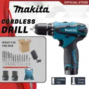 MAKITA Cordless Drill Electric Screwdriver Power Drill Rechargeable 2 Battery