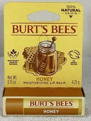 Burt's Bees Limited Honey Moisturizing Lip Balm 0.15 oz New In Box. Ships Free