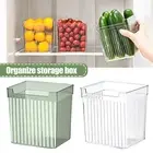 Refrigerator Storage Box Food Grade Freezer Side Door Cases Visible Fridge Fruit