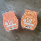 Scentsy Lot of 2 Wax Bars-PEACH AND GRAPEFRUIT MIMOSA- NEW in Package