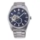 ORIENT 東方錶 官方授權 藍寶石鏤空機械錶鋼帶款藍色-40.8mm(RA-AR0003L)