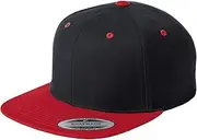 [TOP HEADWEAR] Flat Bill Snapback Cap