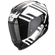 EXO-520 Evo Air Banshee Pearl White-Black Full Face Helmet