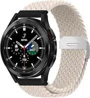20mm Compatible with samsung galaxy watch band strap，samsung gear sport watch band，Braided Solo Loop Band Replacement Bands Adjustable Stretchable Elastics Wristband for samsung/HUAWEI/Amazfit