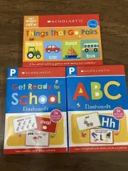 3 packs new FLASHCARDS FOR PRE-KINDERGARTEN ( 108 CARDS TOTAL)