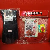 在飛比找蝦皮購物優惠-出清【手套/袖套】 SNOOPY袖套 紅格款／男保暖防風手套