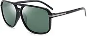 [HAOMAO] Pilot Polarized Sunglasses For Men Uv400 Anti-Reflective Eyes Protect Sun Glasses For Driving