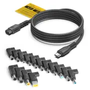 KFD PD USB C to DC Adapter Cable Universal Laptop DC Power Supply 100W Type-C Po