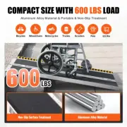 Wheelchair Ramp Portable Aluminium Anti Slip Access Ramp Threshold Step 122cm